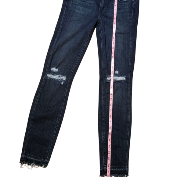 PAIGE Verdugo AnkleBlue Slim Jeans with Vintage Wash - Picture 5 of 7
